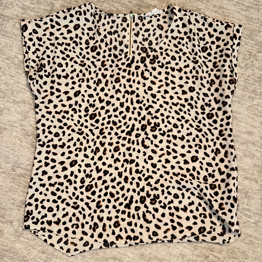 Leopard Print Blouse 🤍